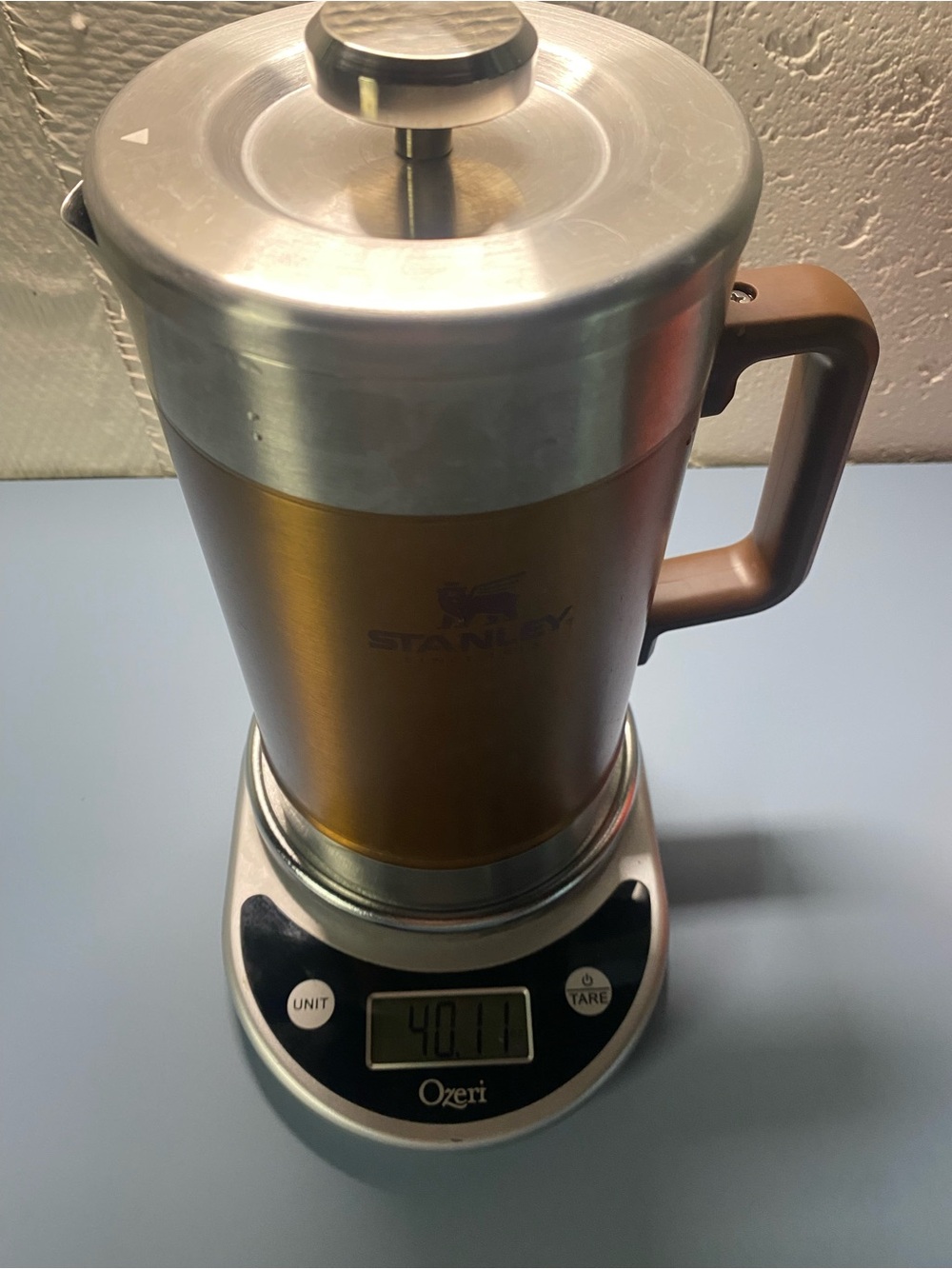 Stanley Bronze & Silver Insulated French Press with Brown Handle - Picture 11 of 11